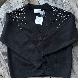 Crystal Embellished Sweater
